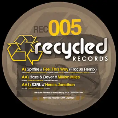 Feel This Way (Fracus remix) / Million Miles / Here's Jonathan
