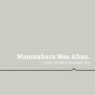 Maumahara Noa Ahau