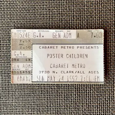Cabaret Metro May 24, 1992