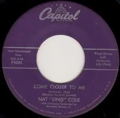 Come Closer to Me (Acercate mas) / Nothing in the World