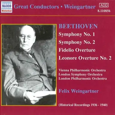 Symphony no. 1 / Symphony no. 2 / Fidelio Overture / Leonore Overture no. 2