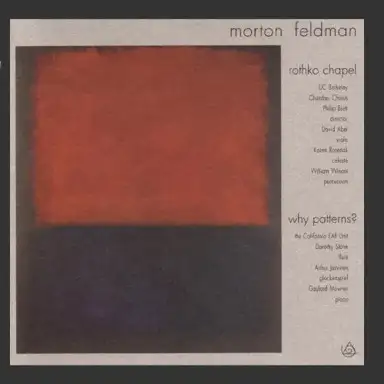 Rothko Chapel / Why Patterns?