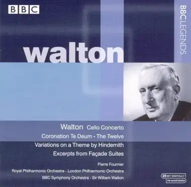 Cello Concerto / Coronation Te Deum / The Twelve / Variations on a Theme by Hindemith / Excerpts from Façade Suites