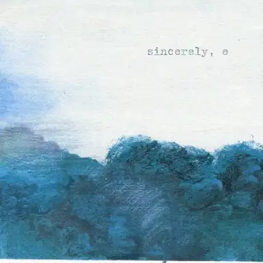 sincerely, e