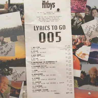 Lyrics to GO, Vol. 5