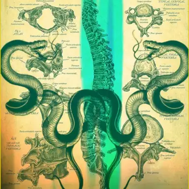 Anatomical Drawing Drawn by a Patient