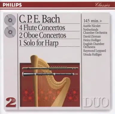 4 Flute Concertos / 2 Oboe Concertos / 1 Solo for Harp