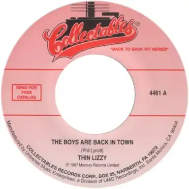 The Boys Are Back in Town / I'm Not in Love