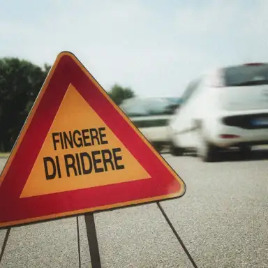 Fingere di ridere