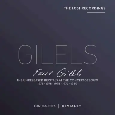 The Unreleased Recitals at the Concertgebouw