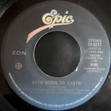 Back Down to Earth