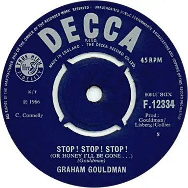 Stop! Stop! Stop!