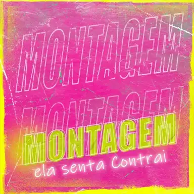 Montagem ela senta contrai