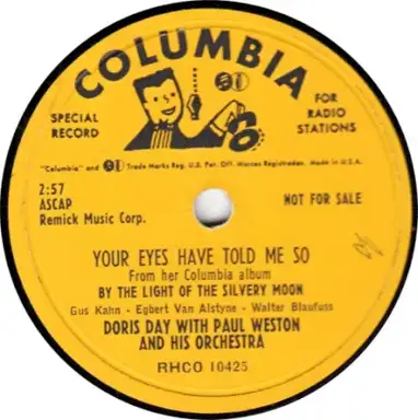 Your Eyes Have Told Me So / By the Light of the Silv’ry Moon