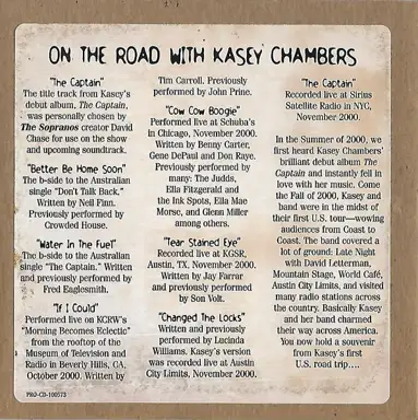 On the Road with Kasey Chambers