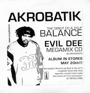 Balance - Evil Dee Megamix CD