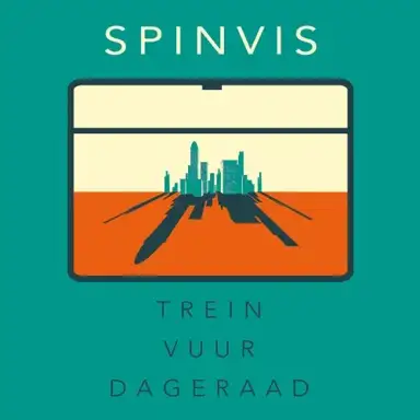 Trein vuur dageraad