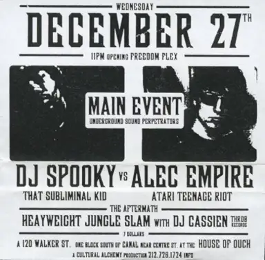 DJ Spooky vs. Alec Empire