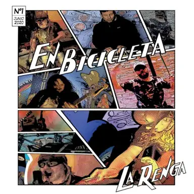 En bicicleta