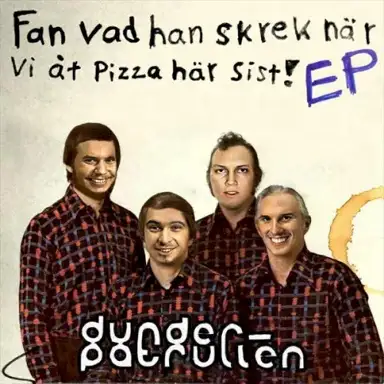 Fan vad han skrek när vi åt pizza här sist!