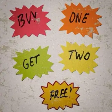 Buy One Get Two Free