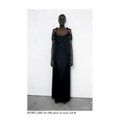 Helmut Lang fall 1999 séance de travail, look 84