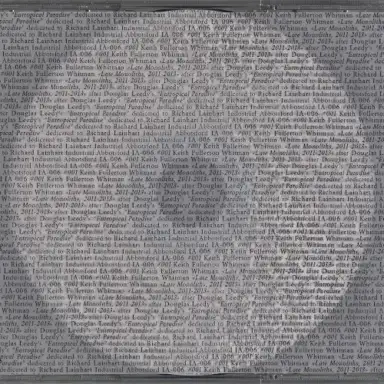 Late Monoliths, 2011-2013