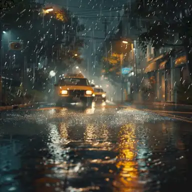 Rain Chill Focus: Serene Meditation Atmosphere