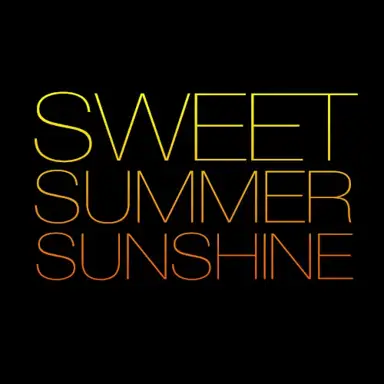 Sweet Summer Sunshine