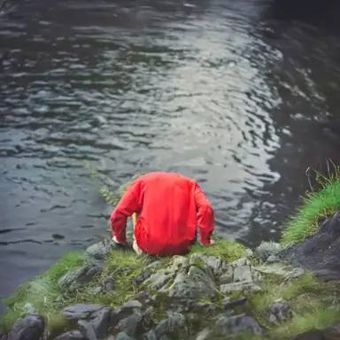 L'homme à la rivière