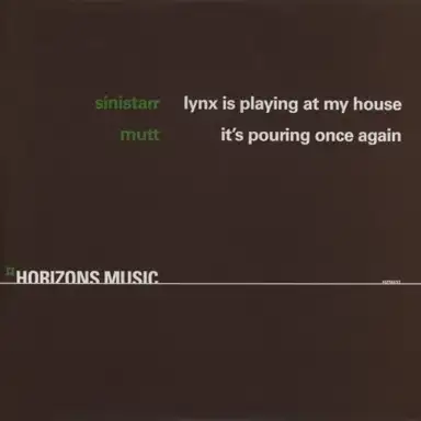 Lynx Is Playing at My House / It's Pouring Once Again