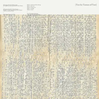 Test for Texture of Text