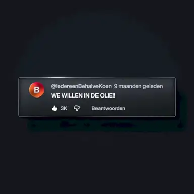 In de olie