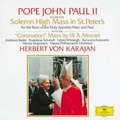 Pope John Paul II Celebrates Solemn High Mass In St. Peter's For The Feast Of The Holy Apostles Peter And Paul With The "Coronation" Mass By W. A. Mozart