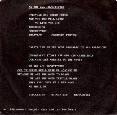 We Are All Prostitutes