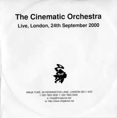 Live, London, 24th September 2000