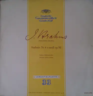 Brahms: Symphony no. 4 / Strauss: Tod Und Verklärungn