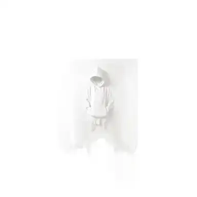 White Jean Suit Confidence