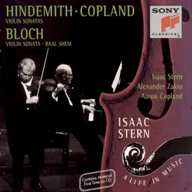 Hindemith, Copland: Violin Sonatas / Bloch: Violin Sonata / Baal Shem