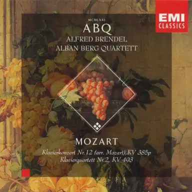 Klavierkonzert Nr. 12 (arr. Mozart), KV 385p / Klavierquartett Nr. 2, KV 493