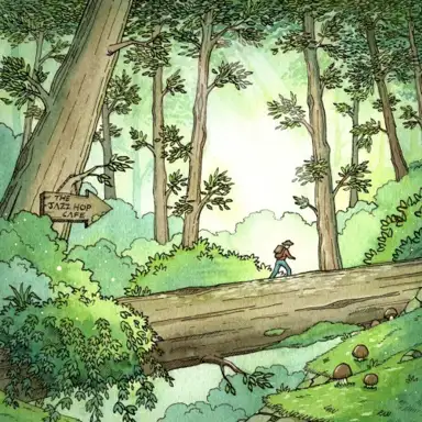 through the green