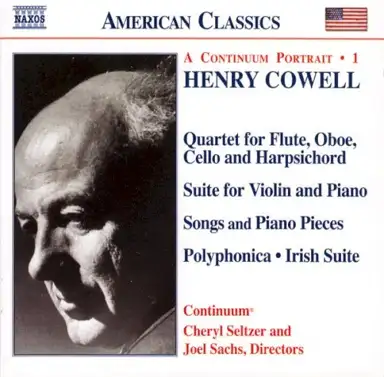 A Continuum Portrait, Vol. 1: Quartet for Flute, Oboe, Cello and Harpsichord / Suite for Violin and Piano / Songs and Piano Pieces / Polyphonica / Irish Suite