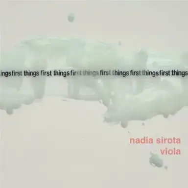 First Things First